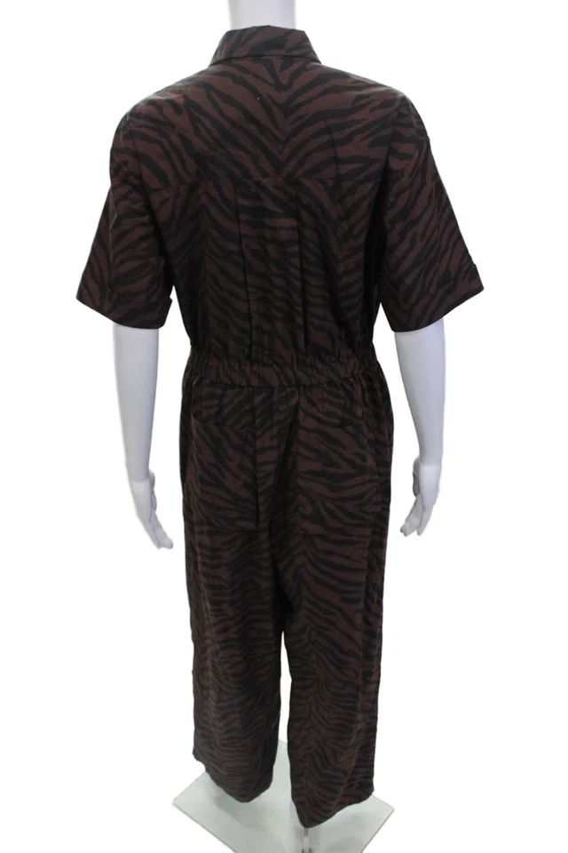 Macacão Feminino Banana Republic Marrom Tamanho P Alto - Imagem 3 de 4