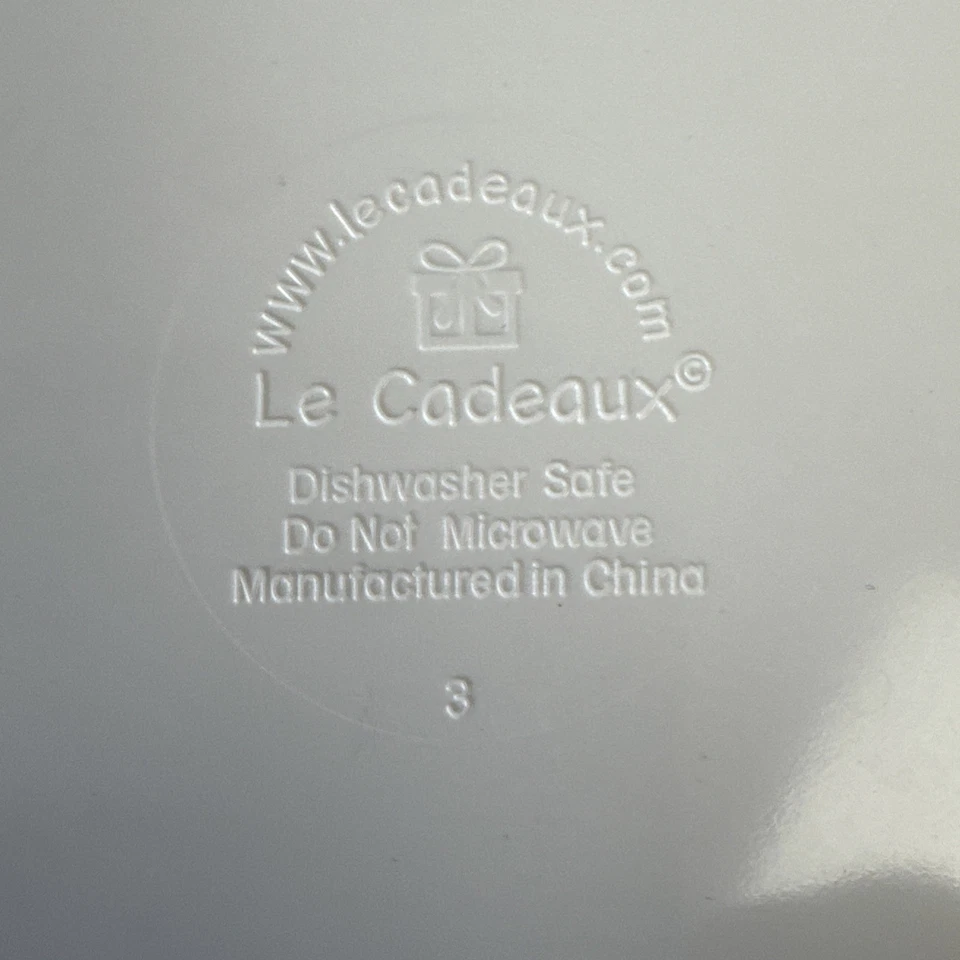 Pratos de salada de melamina Le Cadeaux 9" - CONJUNTO DE 11 - Laranjas amarelas azuis aquáticas limões - Imagem 4 de 4