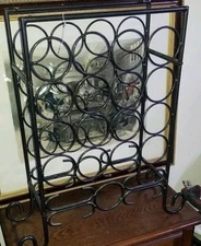 18 Bottle Wine Rack; Mountable