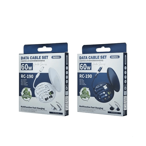Custodia cavo multifunzione 5 in 1 60 W ricarica rapida cavo accessori scatola portatile - Foto 7 di 9