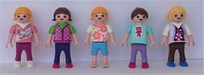 Playmobil Children  5 x Assorted Girls Mint Condition
