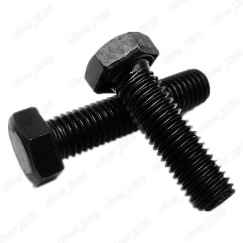 Feingewinde schwarz 12,9 Stahl Sechskantschrauben Linksgewinde M8 M10 M12 M14 M16 - Bild 4 von 6