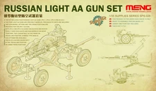 Meng SPS-026 Model 1/35 Russina Light AA Gun Set Gun MGKSPS026