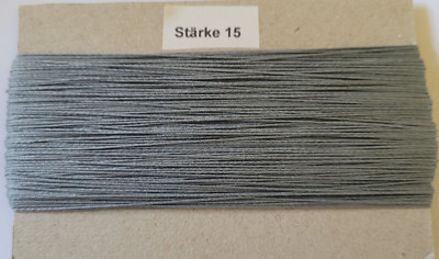 Nähgarn Amann Rasant Garnstärke 15 extra Reißfest aus Polyester/Baumwolle Grau