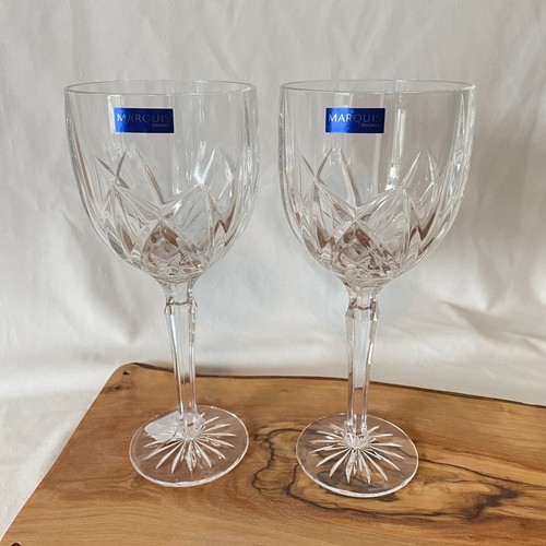 2er Set Waterford Marquis Brookside Weingläser mundgeblasen 10 oz Ballon NEU - Bild 1 von 9