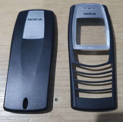 Nuevo para Nokia 6610 Negro Fascia Frontal Carcasa y Cubierta de Batería   - Imagen 1 de 1