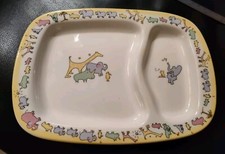 John Lennon Coalport China Character Child's Divided Plate Porcelain Animal READ
