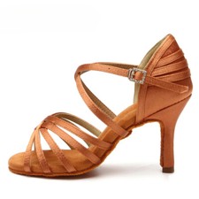 Women Latin Dance Shoes Girls Ballroom Soft Bottom High heel Shoes heeled 8.5CM