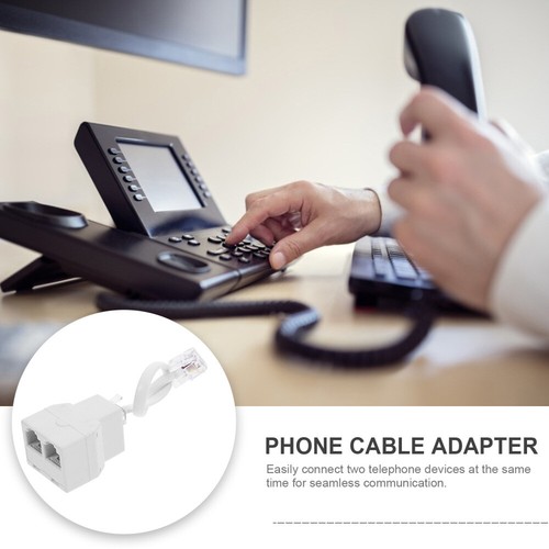 Phone Jack Distributor Telephone Line Adapter Replacement Office Cable Splitter - Zdjęcie 5 z 12