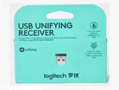 Logitech USB Unifying Wireless Receiver. Up to 6 devices.  BRAND NEW SEALED