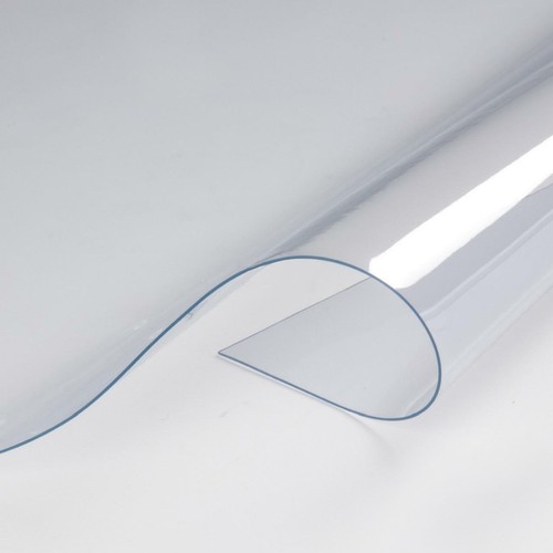 THICK 0.35MM FIRE UV COLD CRACK RESISTANT CLEAR PVC SHEETING WINDOWS BOAT COVERS - Picture 2 of 13