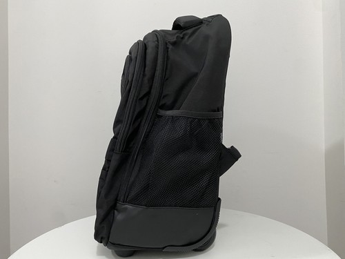 MATEIN Rolling Travel Backpack, Sturdy 17 inch Laptop Backpack w/ Wheels, Black - Picture 5 of 12