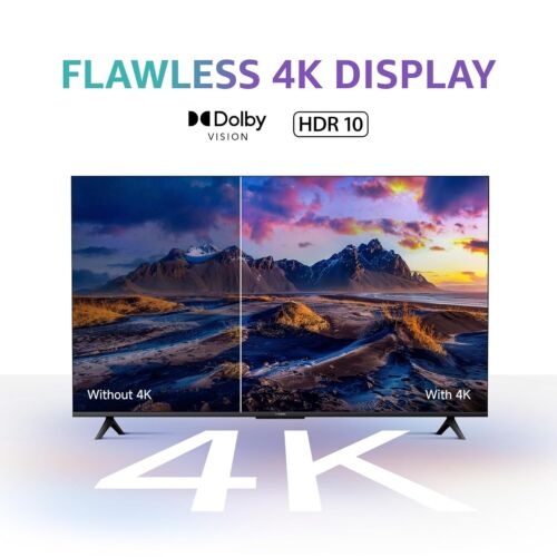Mi Xiaomi 108 cm (43 inches) X Series 4K LED Smart Google TV L43MA-AUIN (Bl - Picture 3 of 9