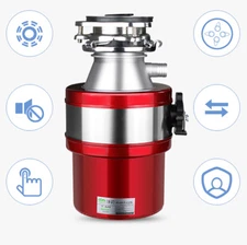 1L 370W 220V Home kitchen Food waste processor disposer Sewer garbage crusher