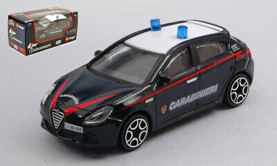 Model Car Alfa Romeo Giulietta Carabinieri Scale 1 43 Burago urago New Ebay