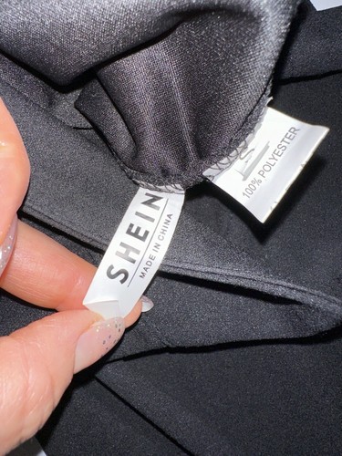 High-waist Trouser Black Office Pants SHEIN Size Small - Picture 9 of 9
