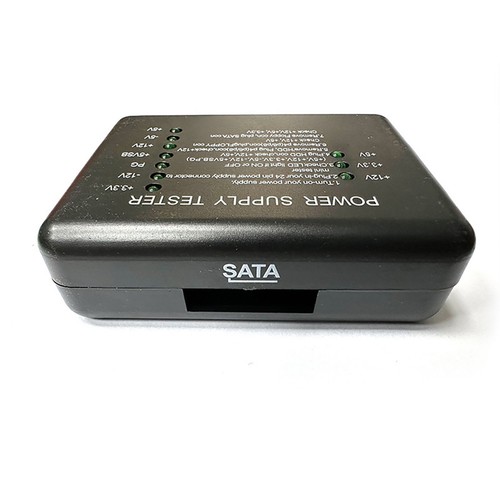 Testeur d'alimentation ATX 20/24 broches vérificateur LED pour mesure compteur d'alimentation pour PC - Photo 4/5