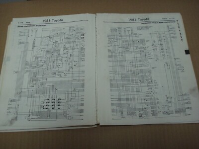 1981 Toyota Pickup Wiring Diagrams Schematics | eBay