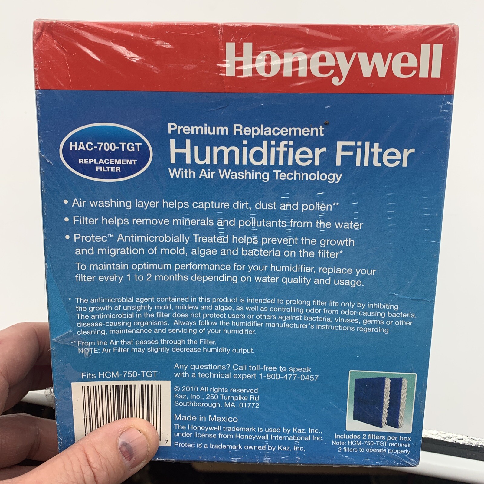 Honeywell Humidifier Filter HAC-700-TGT 2-Pack Premium Replacement HCM-750-TGT