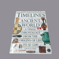 Smithsonian Timelines Sealed Scarre Book Ancient World Hardcover