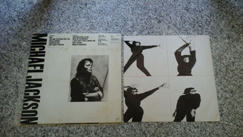 Michael Jackson Bad 1987 LP Rare Brazilian Press * Original Insert with Lyrics - 第 5/7 張圖片