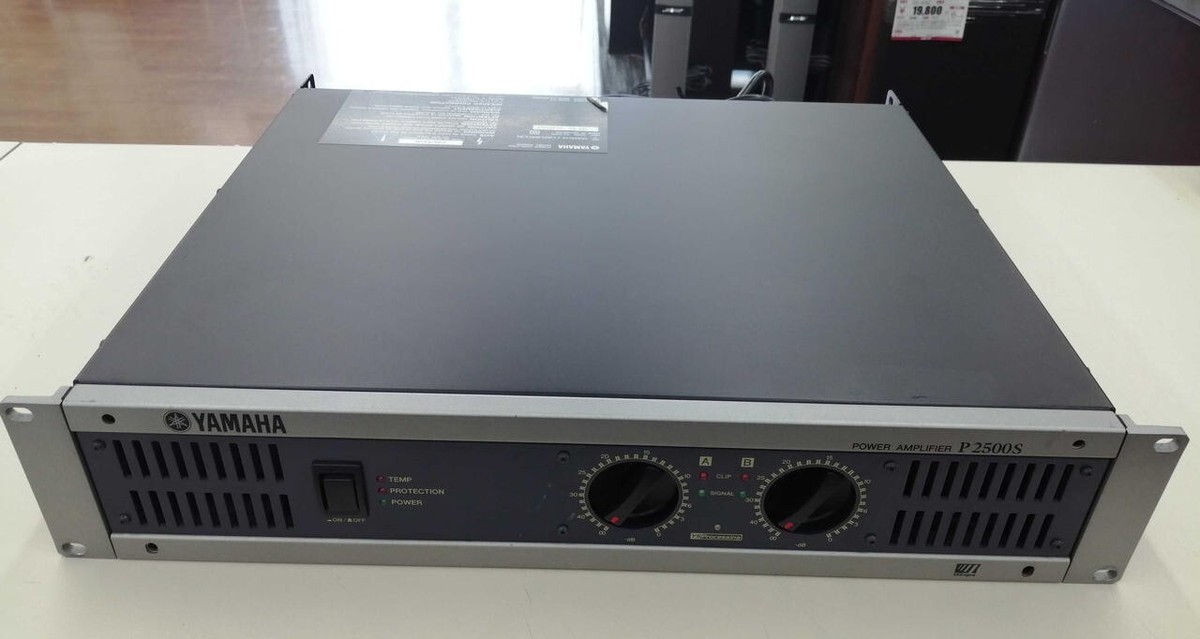 Yamaha P 2500S Power Amplifier Stereo Audio Operation Yamaha P 2500S Power Amplifier Stereo Audio Operation