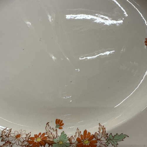 Vintage Alfred Meakin Alberta Platter Serving Plate Marigold Astoria shape - Picture 4 of 10