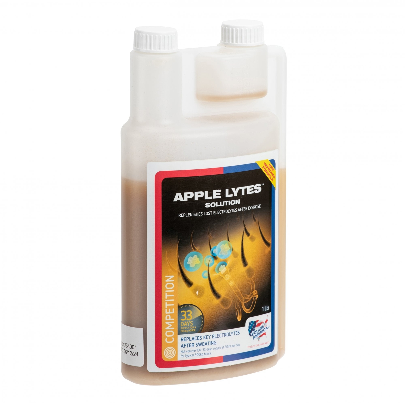 Equine America Apple Lytes Solution 1L | Equestrian Supplement