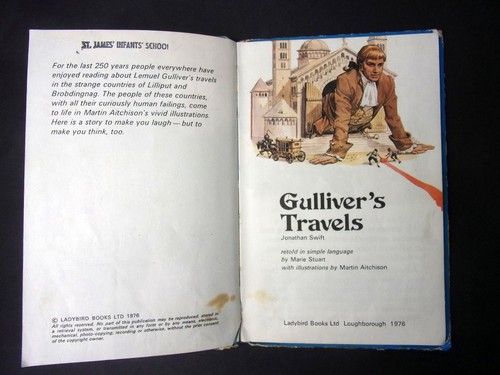 A Ladybird Book - Gulliver's Travels - series 740 (blue) - Imagen 2 de 2