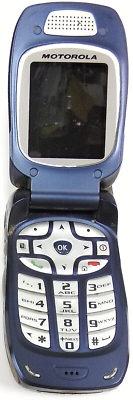 Motorola I series i760 - Blue and Silver ( Nextel ) Rare iDEN PTT