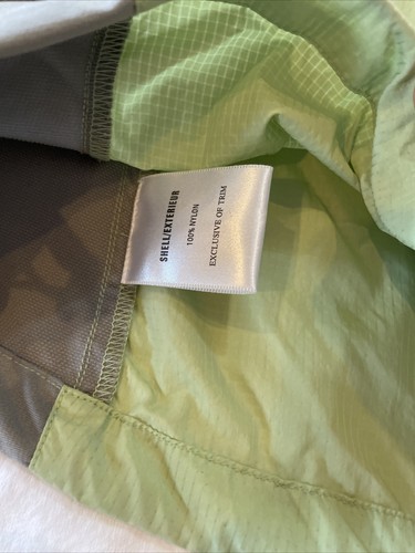 Womens Cloudveil Full Zip Wind Breaker Green/Gray M VGUC - Picture 7 of 12
