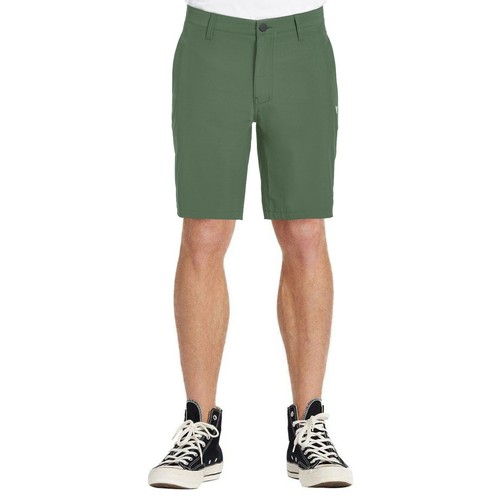 Pantalones Cortos Hurley Para Hombre Elastizados Secado Rápido Informales Verano Golf Caminar Pantalones Chinos Híbridos - Imagen 3 de 28
