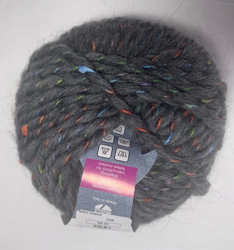 LANA GROSSA FELTRO TWEED YARN. 1 Pk. COL 208. I Combine Shipping.read DETAILS. - Picture 2 of 3
