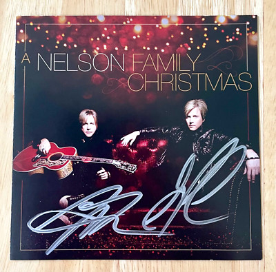 Nelson Family Christmas Gunnar Matthew Signed Autographed  CD Cover ~ In Person
