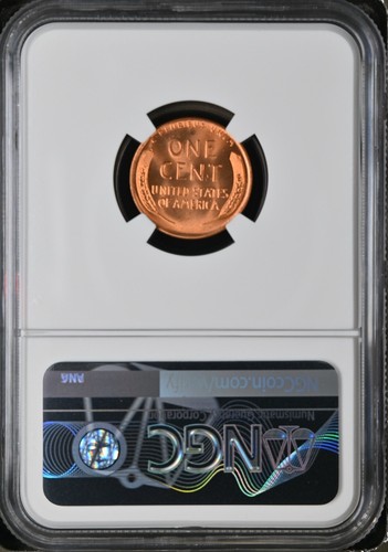 1957-D 1C RD Lincoln Wheat One Cent NGC MS66RD 6263403-041 - Picture 2 of 2