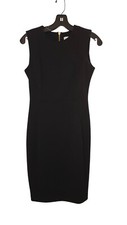 Calvin Klein women's black sheath knee length sleeveless dress