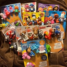 Bath Time Finger Puppets Ages 3 Vinyl NEW Various Characters Available 8 Each