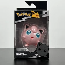 Jazwares Pokemon Select Series 2 Metallic Jigglypuff Action Figure Toy 3" - NEW