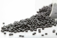 Miyuki Round Rocailles 15/0 Opaque Black Luster Seed Beads RR-401