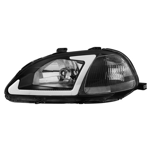 For 1996-1998 Honda Civic EJ EK EM LED DRL Strip Headlights Left + Right - Picture 13 of 22