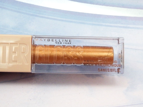 Maybelline Lifter Gloss +Hyaluronic Acid 019 Gold 0.18 oz - Picture 3 of 4