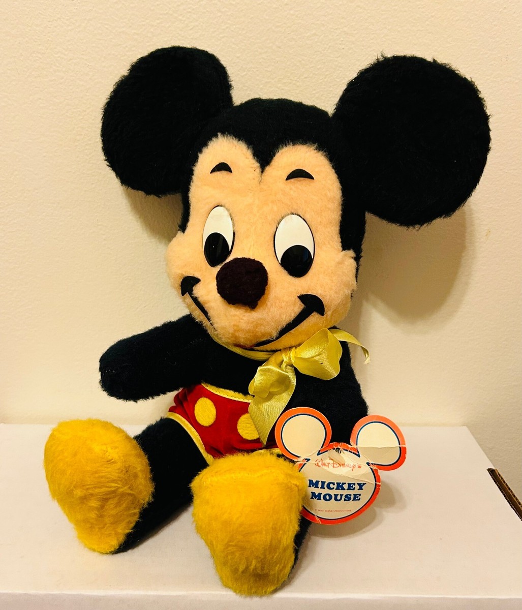 1960s Walt Disney Mickey Mouse Character California Stuffed Toys