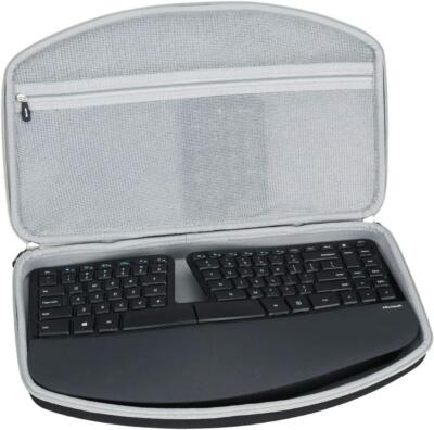Aproca Hard Carry Travel Case Fit Microsoft Sculpt Ergonomic Keyboard (5kv-00001