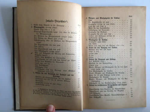 Deutsch Übersetzung um HEBRÄISCHEN Gebetbuch für Schusgebrauch Haussmann 1901 - Picture 4 of 9