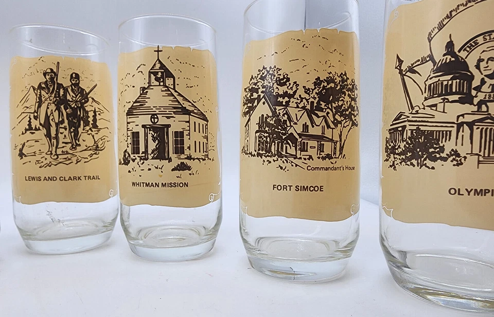 Bicentenario Coleccionistas Serie Red Steer 1976 Washington State Historic Sites Foto 3 de 4