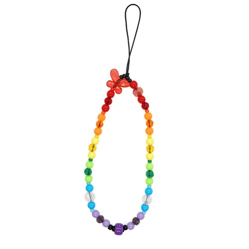 Gradient Color Mobile Phone Charm Hanging Chain Accessory Pendant - 第 1/12 張圖片