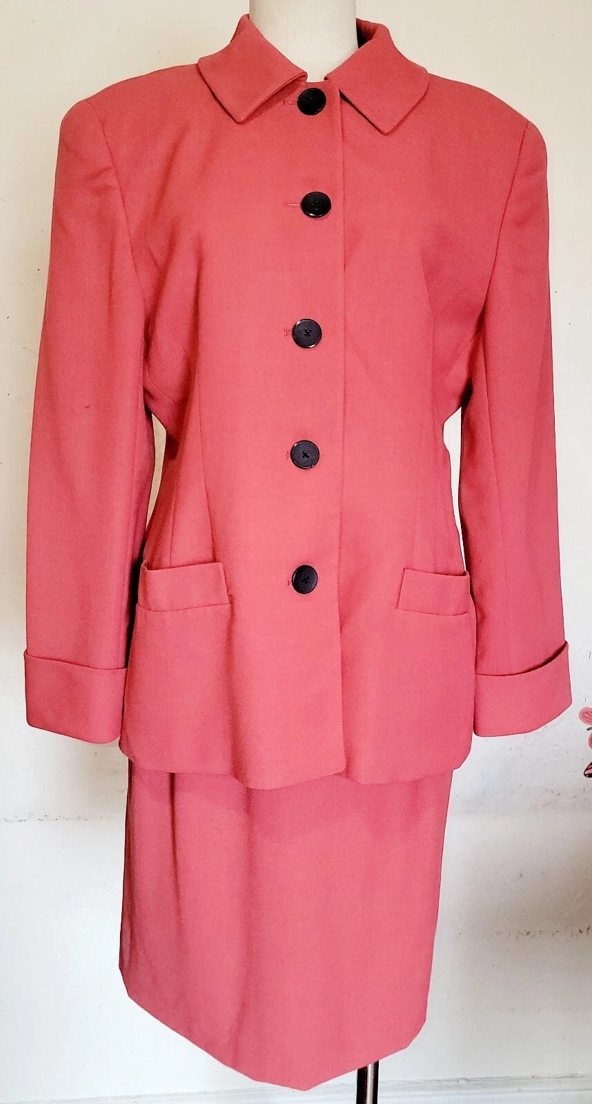 Gonna vintage Christian Dior manica lunga in tasca taglia M L