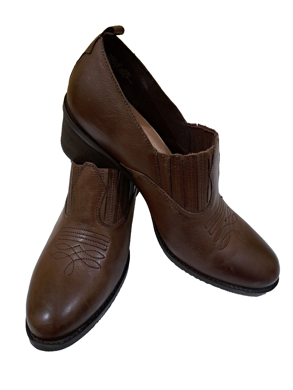 UMBERTO RAFFINI Brown Leather KACY Ankle Bootie C… - image 1