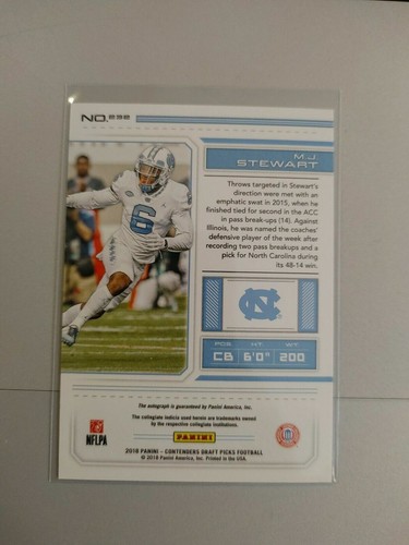 2018 Panini Contenders Draft Picks autographs. Pick from Drop Down - Picture 14 of 18