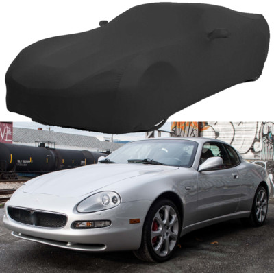 Car Cover Satin Soft Stretch Indoor Scratch Dustproof Protect For Maserati Coupe